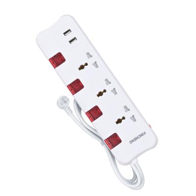 China Best Selling Universal Residential / Multipurpose Travel Socket Power Strip Socket With Usb for sale