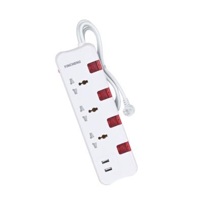 China Residential / General Purpose Factory Direct High Quality Power Strip With Left Universal Usb Plug for sale