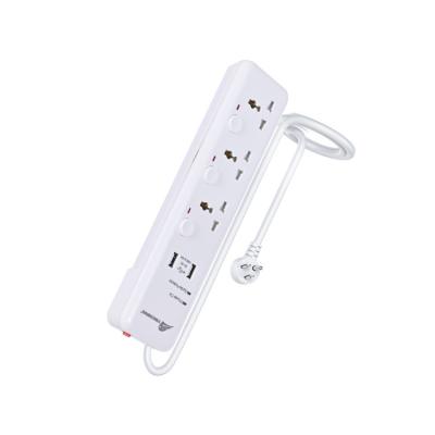 China High Quality Residential / General Purpose OEM Factory Multi Socket With Universal Power Strip Usb for sale