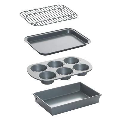 China Amazon Viable Hot Selling Hot Selling Cooling Rack Biscuit Baking Tray Cake Mold Buns Bakeware Set for sale