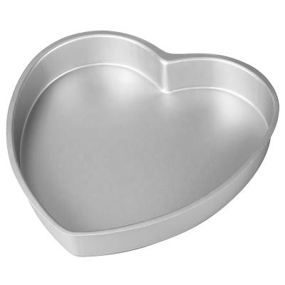 China Viable Hot Selling Amazon Mold Heart Cake Pan Non-Stick Custom Tray Aluminum Baking Pans for sale