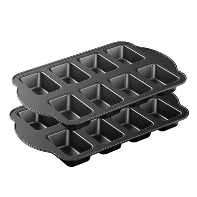 China Amazon Bakeware Sustainable Hot Selling Non-Stick Bread Baking Box Small Mini Bread Pan Bread Pan Mini Bread Pan Set for sale