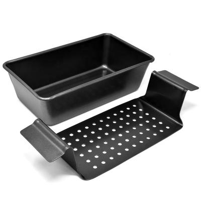 China Viable Hot Selling Non-Stick Amazon Metal Bread Loaf Pan Non-Stick Bakeware Bread Loaf Pan for sale