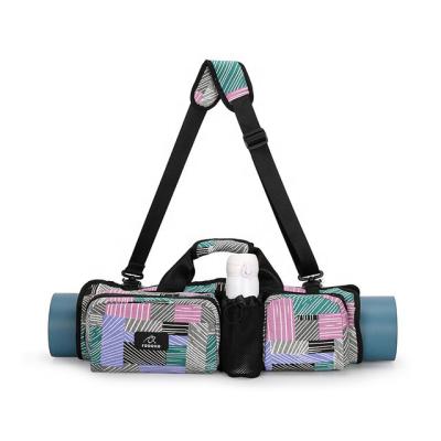 China DAY BACKPACK Yoga Bag Multifunctional Yoga Mat Bag Fitness Bag Gym Bag With Open Ends 5 Pockets Bottle Holder for sale