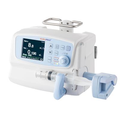 China Low MOQ LED Screen Chemotherapy Single Channel Plastic Portable Syringe Pump Veterinary Infusion Pump for sale