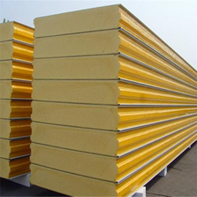 China Steel Construction Building Material PU Poly Urethane Sandwich Panel for sale