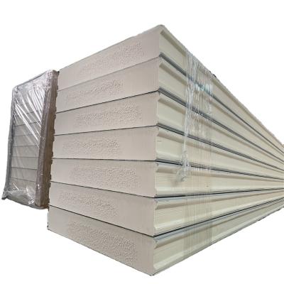 China PU Insulated Polyurethane Sandwich Exterior Wall Panel for Cold Storage for sale