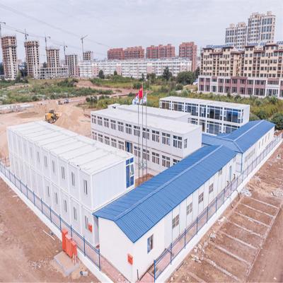 Chine Easy moveable type 40 feet container house wall cladding à vendre