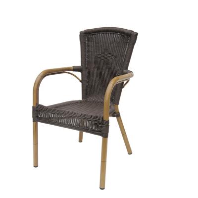 China Eclectic High Quality Wicker Furniture Rattan Dining Tables Outdoor Cane Chair for sale