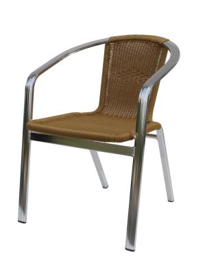 China Modern Rattan Chair Garden Chair Wicker Chair Handmade Stackable Restaurant Chair for sale