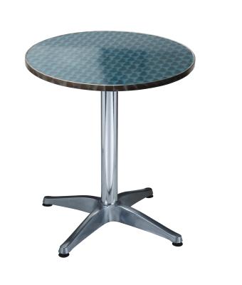 China China Modern Style Garden Easy Carry Portable Patio Dining Furniture Outdoor Aluminum Round Table for sale