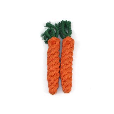 China Pet Products Cotton Carrot Toys Dog Rope Chew Toys Soft Viable Interactive Dog Chew Toys for sale