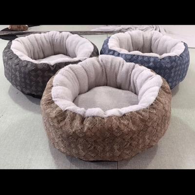 China Best Selling Sustainable Comfortable Luxury Pet Bed Small Large Soft Pet Bed For Dog And Cat for sale