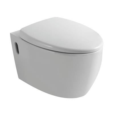 China European White Round Circuit Bathroom Cooling Washdown Tank Modern Hotel Concealed Toilet for sale