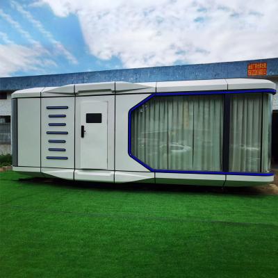 China Modern design High Space Cabin Resort Steel Modulaire Zonnekamer Capsule Hotel voor Zonne Tijd Te koop