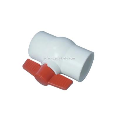 Cina Lungozza standard DIN Standard 1 pollice PVC Compatto Valvola a sfera Servizio di stampaggio campione gratuito in vendita