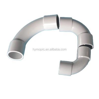 China Sample PVC 20mm Electrical Conduit Pipe Fittings White Plastic Tube with DIN Standard for sale