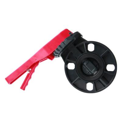 China 1.0MPA Pressure PVC 4 Inch Grooved Manual Butterfly Valve for Municipal Water Systems for sale