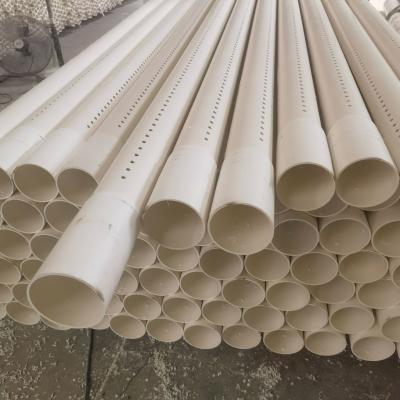 China 4 inch PVC-drenage geperforeerde buizen voor effectieve waterdrenage en verbeterd systeem Te koop