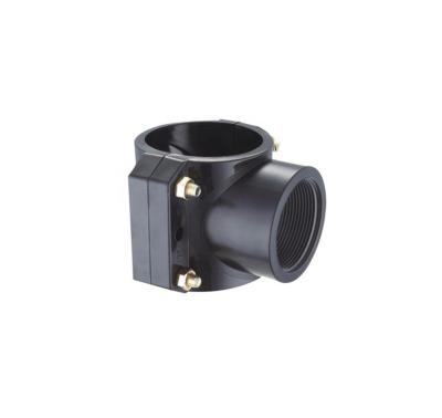 China 20mm-400mm PP Compression Fittings for Plumbing Accessories PN16 Saddle Clamp for sale