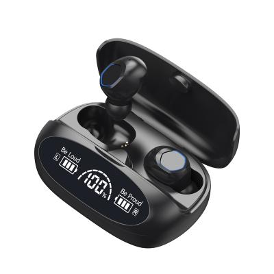 China Sustainable M22 New and Upgraded Led Display Stereo Ear Clips Wireless Earphones Bluetooth Earphones Earplugs Earphones for sale