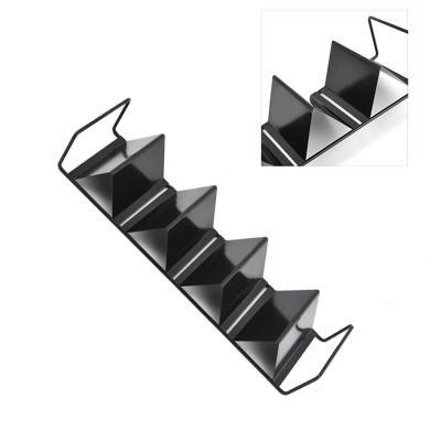 China Wholesale Price BBQ Grill Rack Dustproof Metal Taco Rack For Outdoor Grills for sale