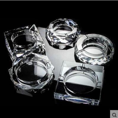 China Professional Handmade Business Gifts Europe Porcelain Crystal Ashtray for sale