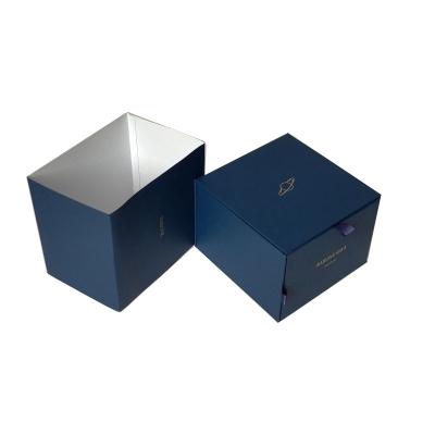 China New Design Drawer Box Handmade Paper Jewelry Ring Box Luxury Packaging for sale