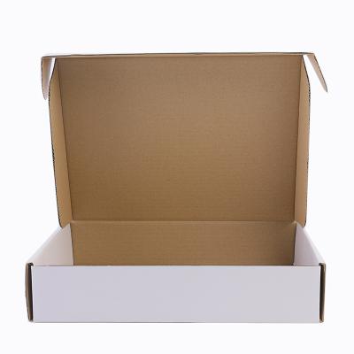 China Recyclable Custom E Logo Eco Flute Corrugated Cardboard Shipping Mailer Large Paper Packaging Box for sale