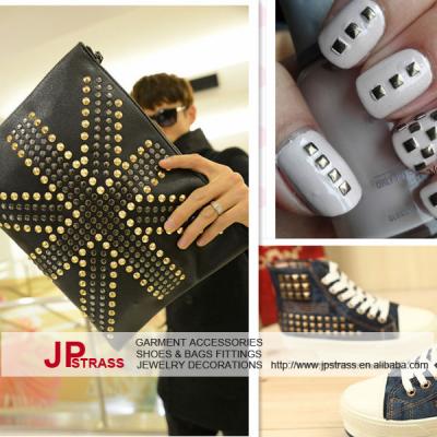 China Hot Fix Flatback Korea Nailheads Rhinestuds Flat Back For Shoes Clothes Trimmings for sale