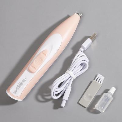 China OEM Rechargeable Pet Hair Paw Foot Shaver Dog Hair Clipper Stocked Electric Grooming for sale