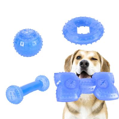 China Factory Price Best Viable Teether Toy For Puppies Cooling Toys Dog Activity Chew Bone Dog for sale