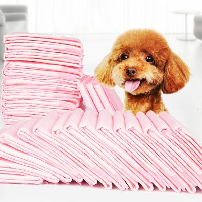 China Factory Stocked Customized Disposable Waterproof Absorbent Dog Pee Pads Pet Puppy Potty Training 5-Layer for sale