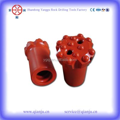 China Coaling T38 T45 T51 Atlas copco stone drill tool thread ballistic button bits hard rock bit for sale