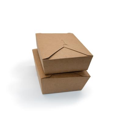 China Handmade Custom Disposable Take Out Food Boxes Cardboard Paper Lunch For Burger Box for sale