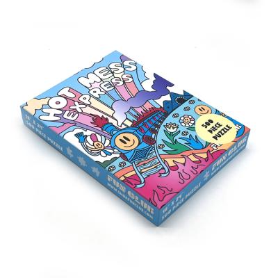 China Cartoon Toy Classic Design 24 Puzzles Adult Game Custom Made Mini Piece Jigsaw Puzzle 1000 Pieces Wholesale Price for sale