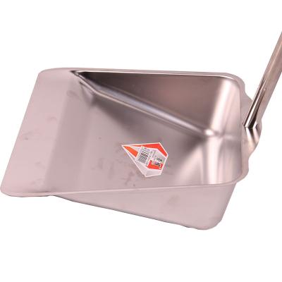 China Home Thicken the whole steel tube stainless steel dustpan dustpan sanitary broom dustpan set household industrial cleaning device set for sale