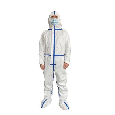 China Anti Virus Disposable Protective Suit Medical Protective Clothing Suit for sale