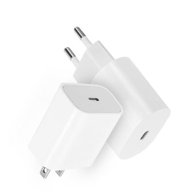 China 20W PD USB Type C Quick Charger Adapter For iPhone 11 Pro XR X Xs Max 12 Mini Fast PD charger port  Travel Wall for sale