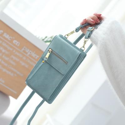 China 2021 Latest Designer Phone Bag Phone Fasion Racing Bags Cross - Body Phone Bag Leather for sale