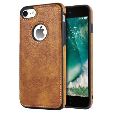 China 2021 PU Leather Vintage Case PhoneFull Body Protective Cover Phone Case Leather For iPhone 8 for sale