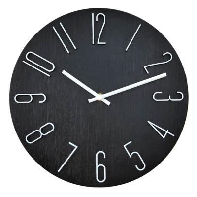 China GIVE INSTRUCTIONS 12 inch simple design home decoration cheap plastic wall clock for sale