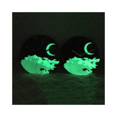 China Moon Night Light Wall Clock from LUMINOVA for sale