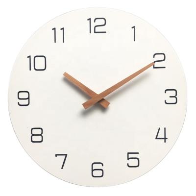 China FOLDER white wooden wall clock for sale