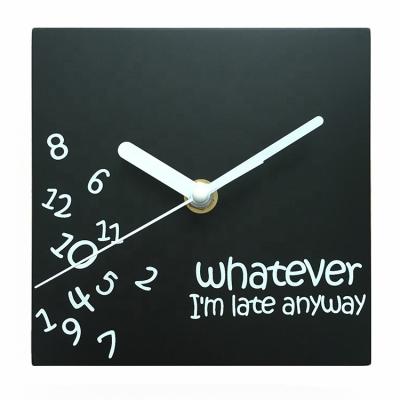 China BRIEF word wall clock for sale