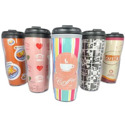 China Outdoor 360ml BPA FREE Curve Shape Personalized DIY Promotional Insulated Water Tumbler Bottles for sale