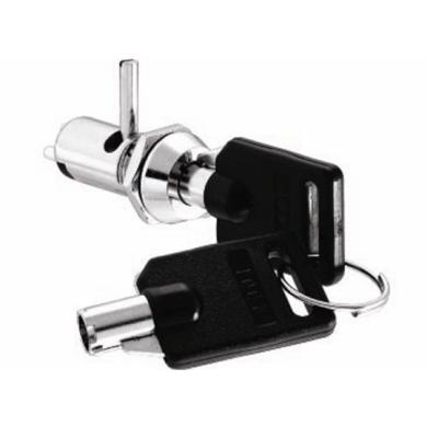 China Double Operated Zinc Alloy Micro Tubular Key Lock Switch for sale