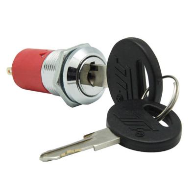 China Comp. elect. Medium Size Household ON ON SPST Key Switch Lock for sale