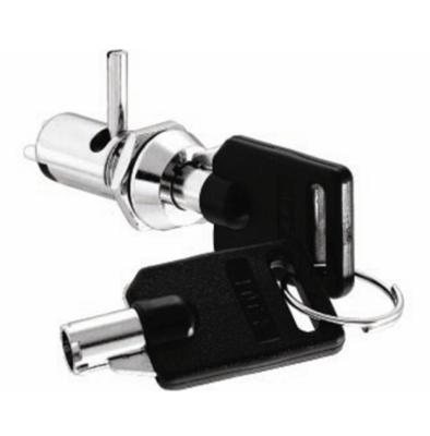 China Double Operated Desktop Micro Tubular Key Switch Lock for sale