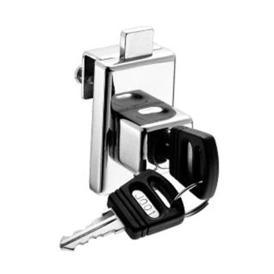 China Office door key glass lock (no drill hole on glass) for sale